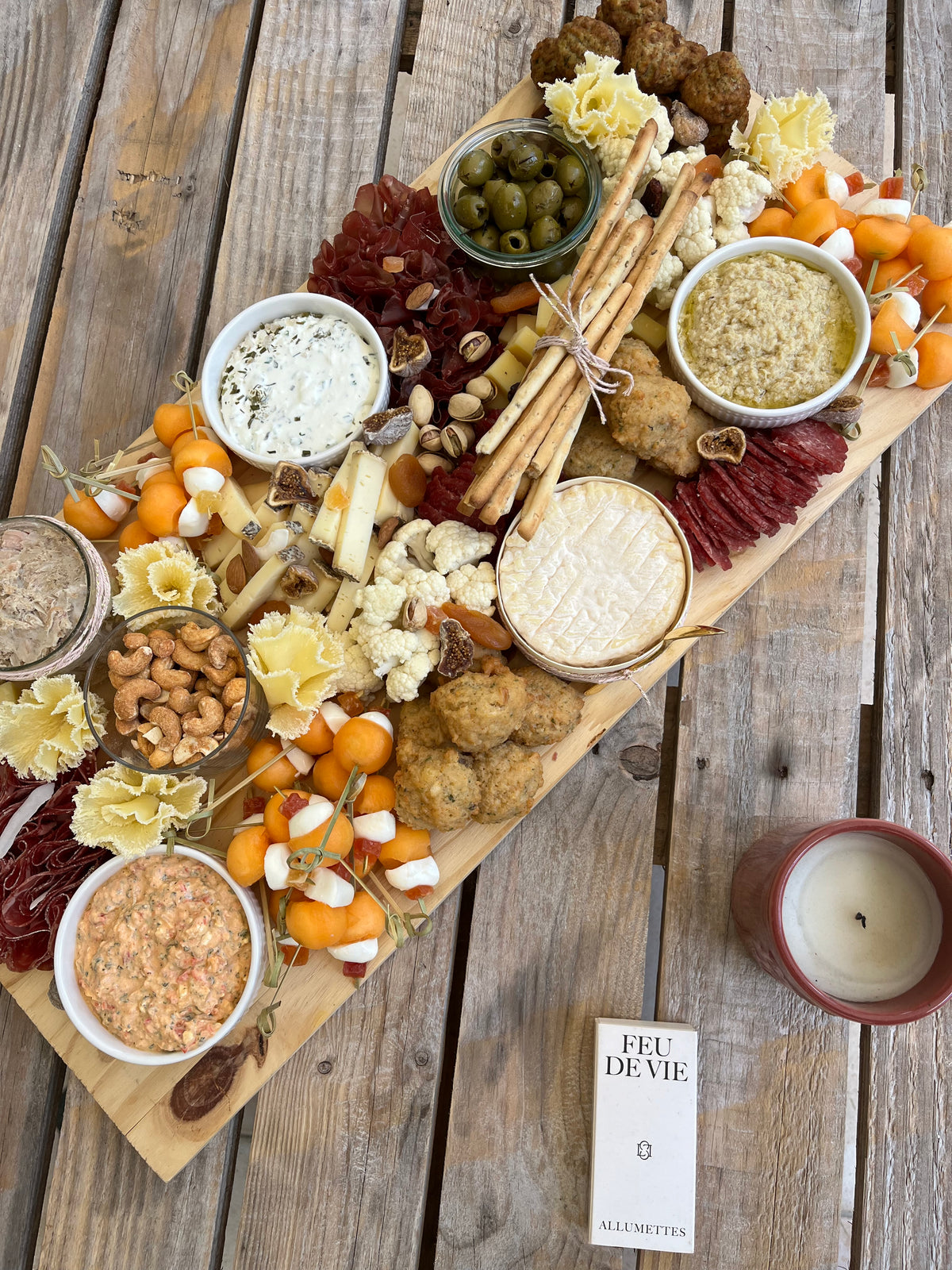 Grande planche mixte à partager - 15 personnes